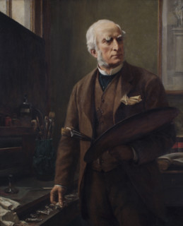 Portrait of John Callcott Horsley, 1891. Creator: Walter Charles Horsley.