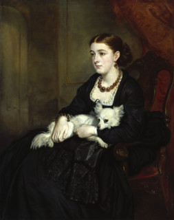 Portrait of Miss Elizabeth Grant, the artist's daughter, c1850. Creator: Francis Grant.