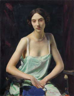 Portrait of a Woman, by 1932. Creator: George Spencer Watson.