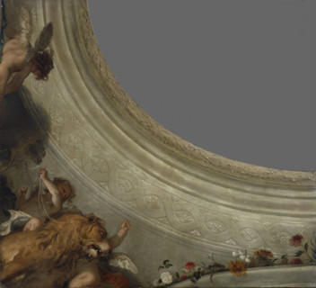 Cupid before Jupiter, (Lion section), 1713-1715. Creator: Sebastiano Ricci.