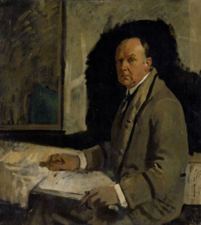 Study for a Portrait of Leonard Stokes, 1911. Creator: William Orpen.