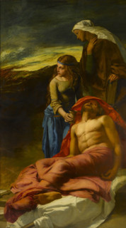Succouring the Wounded, 1861. Creator: Paul Falconer Poole.