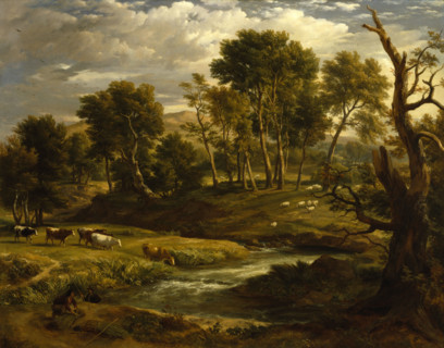 Landscape and Cattle, c1823. Creator: Ramsay Richard Reinagle.