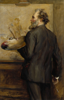 Portrait of Thomas Faed, R.A., 1887. Creator: John Pettie.