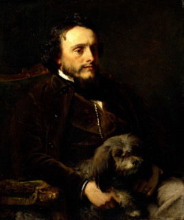 Portrait of Augustus Leopold Egg, R.A., 1859. Creator: John Phillip.