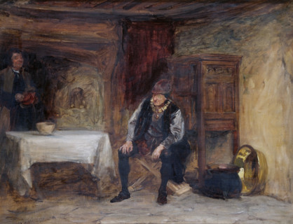 Study for 'Portrait of Louis XI', 1889. Creator: John Seymour Lucas.