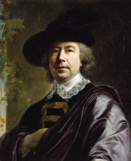 Self-portrait of Nathaniel Hone, R.A., 1768. Creator: Nathaniel Hone.