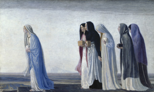 The Women going to the Sepulchre, 1912. Creator: Robert Anning Bell.