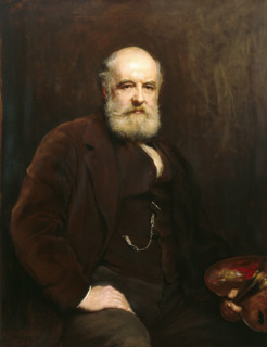 Portrait of Edward Armitage, R.A., 1886. Creator: Walter William Ouless.
