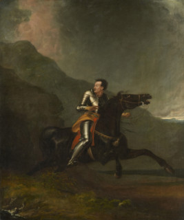 Sir Trevisan fleeing from Despair, 1820. Creator: Abraham Cooper.
