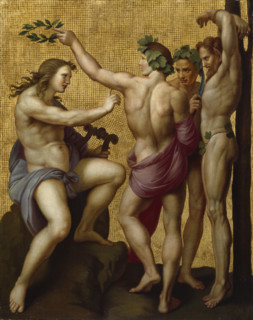 Apollo and Marsyas, late 18th century. Creator: Giuseppe Cades.