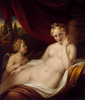 Venus and Cupid, 1811. Creator: Henry Bone.