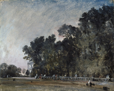Landscape Study: Scene in a Park, c1823. Creator: John Constable.