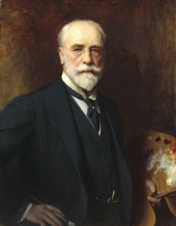 Self-portrait of Sir Luke Fildes, R.A., 1911. Creator: Luke Fildes.
