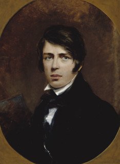 Self-portrait of Thomas Creswick, R.A., 1828. Creator: Thomas Creswick.