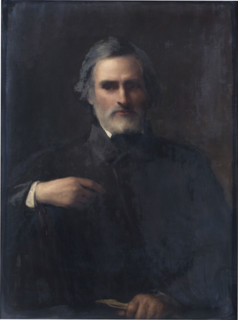 Portrait of John Gibson, R.A., 1863. Creator: Sir William Boxall.