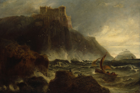 View of the Coast of Scotland, 1822. Creator: William Daniell.