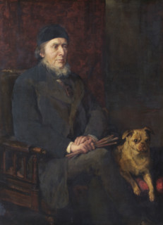 Portrait of Sir William Boxall, R.A., c1870s. Creator: Anna Lea Merritt.