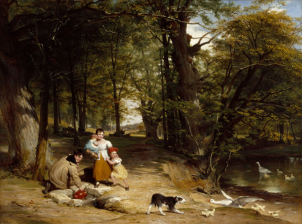 Landscape with Figures, 1839. Creator: William Frederick Witherington.