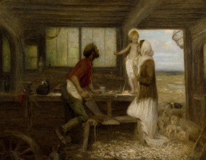 The Carpenter's Shop, c1913. Creator: Edward Stott.