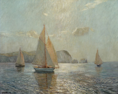 Light Airs off the Needles, c1938. Creator: Julius Olsson.