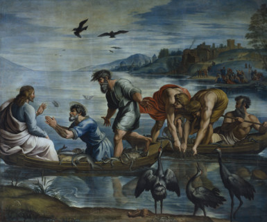The Miraculous Draught of Fishes, 1729-1731. Creator: Sir James Thornhill.