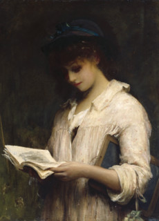 A Schoolgirl, 1887. Creator: Luke Fildes.