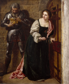 The Bribe, 1857. Creator: Frederick Richard Pickersgill.