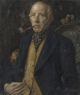 Self-portrait of George Belcher, R.A., 1944. Creator: George Belcher.