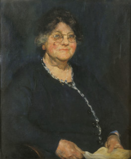 Miss E. H. Davis, O.B.E., c1942. Creator: Thomas Cantrell Dugdale.