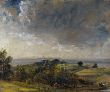 Hampstead Heath looking West towards Harrow (II), c1821. Creator: John Constable.