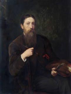 Portrait of John Evan Hodgson, R.A., 1884. Creator: Walter William Ouless.