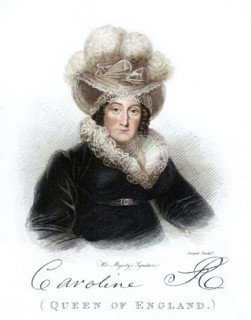 Caroline Amelia Elizabeth of Brunswick, Queen of George IV, 19th century. Creator: Cooper.