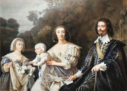 'George Villiers, Duke of Buckingham and Family', 1628, (1904). Creator: Gerrit van Honthorst.