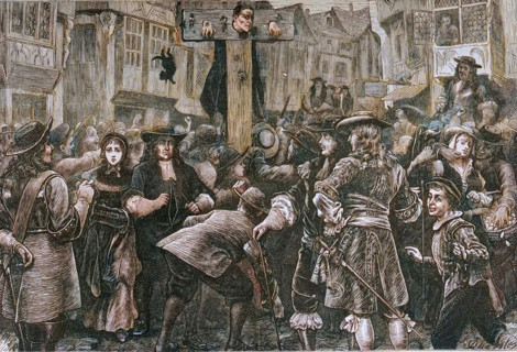 'Titus Oates in the Pillory', 1685, (1897). Creator: Unknown.