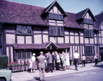 Shakespeare's birthplace, Stratford-on-Avon, Warwickshire, c1955.  Creator: Arthur Charles Kirby Ware.