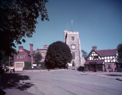 Pinner Parish Church, Middlesex, c1955. Creator: Arthur Charles Kirby Ware.