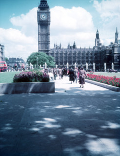Big Ben from Parliament Square, London, c1955. Creator: Arthur Charles Kirby Ware.