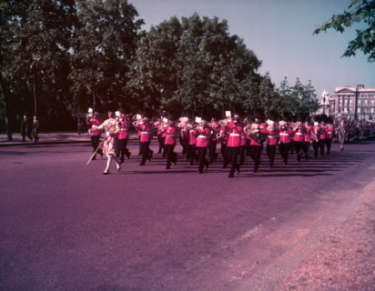 Band of the Grenadier Guards, The Mall, London, c1955. Creator: Arthur Charles Kirby Ware.