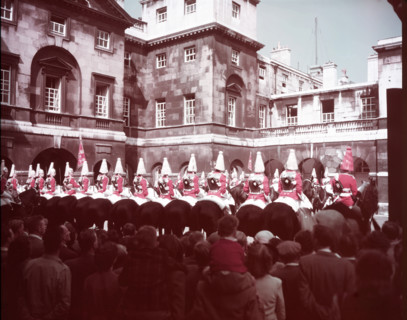 Guards at Horse Guards, London, c1955.  Creator: Arthur Charles Kirby Ware.