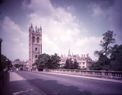 Magdalen College and Great Tower, Oxford, c1955.   Creator: Arthur Charles Kirby Ware.