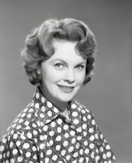 Woman in patterned blouse, c1955. Creator: Arthur Charles Kirby Ware.