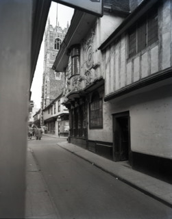 Sparrowe's House, Buttermarket, Ipswich, Suffolk, c1955.  Creator: Arthur Charles Kirby Ware.