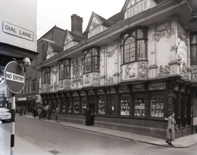 Sparrowe's House, Buttermarket, Ipswich, Suffolk, c1955.  Creator: Arthur Charles Kirby Ware.