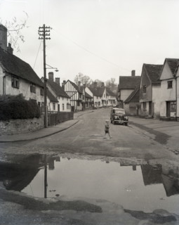 The ford, Kersey, Suffolk, c1955.  Creator: Arthur Charles Kirby Ware.