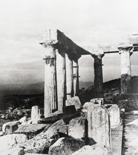 Temple of Aphaena [sic], Aegina, Greece, c1955.  Creator: Arthur Charles Kirby Ware.