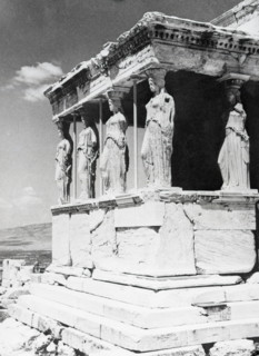 Caryatides, the Erechtheion, Athens, Greece, c1955. Creator: Arthur Charles Kirby Ware.