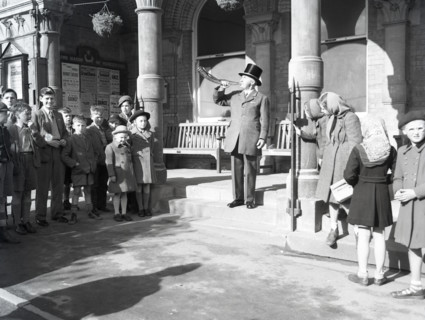 Town crier, Hungerford, Berkshire, c1955. Creator: Arthur Charles Kirby Ware.