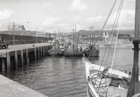 Prawn drifters, Kilkeel Harbour, County Down, Northern Ireland, c1955. Creator: Arthur Charles Kirby Ware.