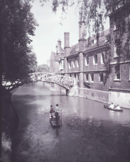 Punting on 'The Backs' at Cambridge, c1955. Creator: Arthur Charles Kirby Ware.